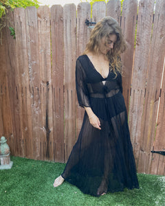 Sheer Rose Maxi