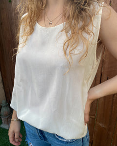 Cream Simple Tank