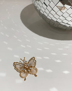 Sparkling Butterfly Pin