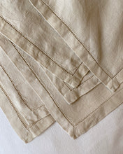 Load image into Gallery viewer, Tea Stained Linen Napkins
