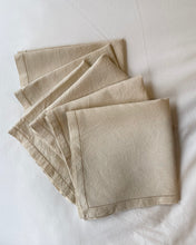 Load image into Gallery viewer, Tea Stained Linen Napkins
