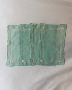 Mint Cocktail Napkins