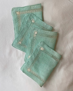 Mint Cocktail Napkins