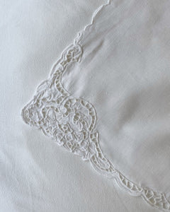 White Embroidered Napkins