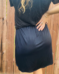 Black Mini Skirt Slip