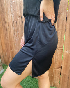 Black Mini Skirt Slip