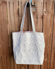 Load image into Gallery viewer, Lace &amp; Pink Sugar Market Bag
