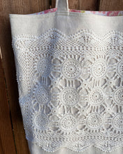 Load image into Gallery viewer, Lace &amp; Pink Sugar Market Bag
