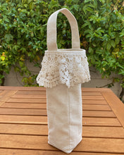 Load image into Gallery viewer, Daisy Lace Wine Tote
