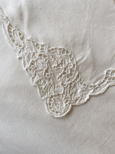 White Embroidered Napkins