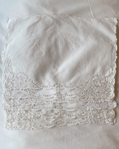 White Embroidered Napkins