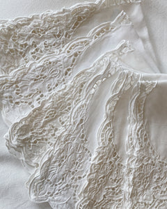 White Embroidered Napkins