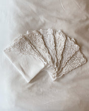 Load image into Gallery viewer, White Embroidered Napkins
