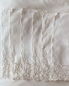 White Embroidered Napkins