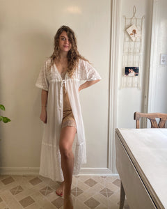 White Lace Robe