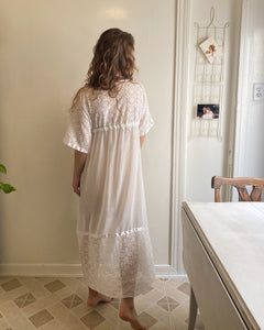 White Lace Robe