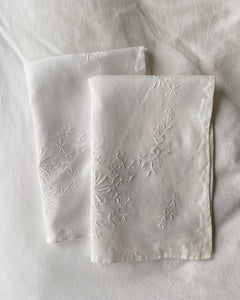 Sheer Flower Napkins