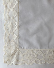 Load image into Gallery viewer, White and Cream Hanky
