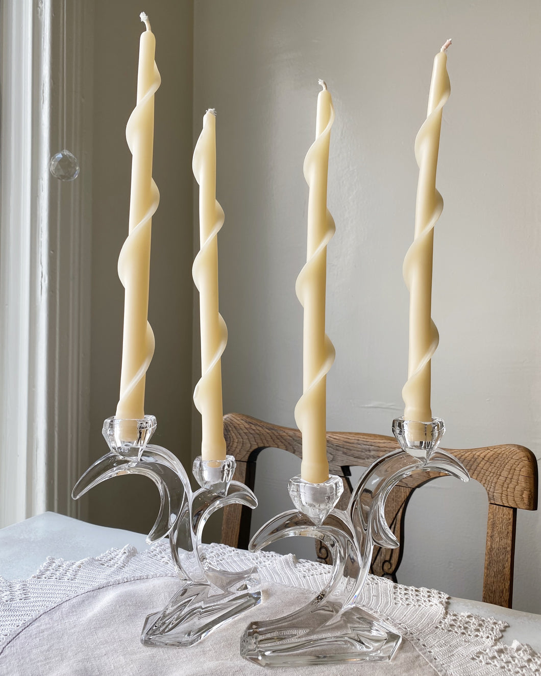 Double Candle Stick Holder Set