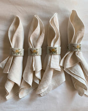 Load image into Gallery viewer, Yellow Rose Napkin Rings
