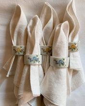 Load image into Gallery viewer, Yellow Rose Napkin Rings
