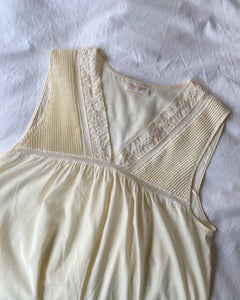 Soft Yellow Nightgown