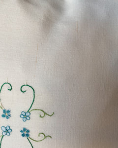 Large Embroidered Pillow Sham