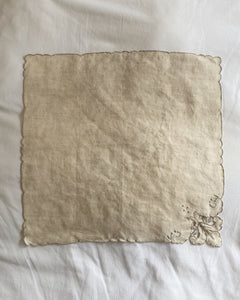 Grey Embroidered Napkin