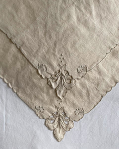 Grey Embroidered Napkin