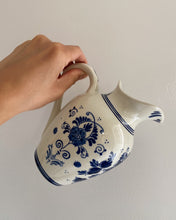 Load image into Gallery viewer, Blue Floral Pitcher
