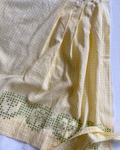 Load image into Gallery viewer, Yellow Gingham Children&#39;s Half Apron
