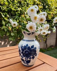 Blue Floral Pitcher