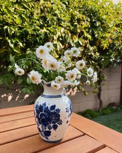 Blue Floral Pitcher