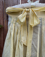 Load image into Gallery viewer, Yellow Gingham Children&#39;s Half Apron
