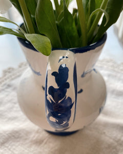 Blue Rose Pitcher