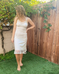 Sheer Ruffle Slip