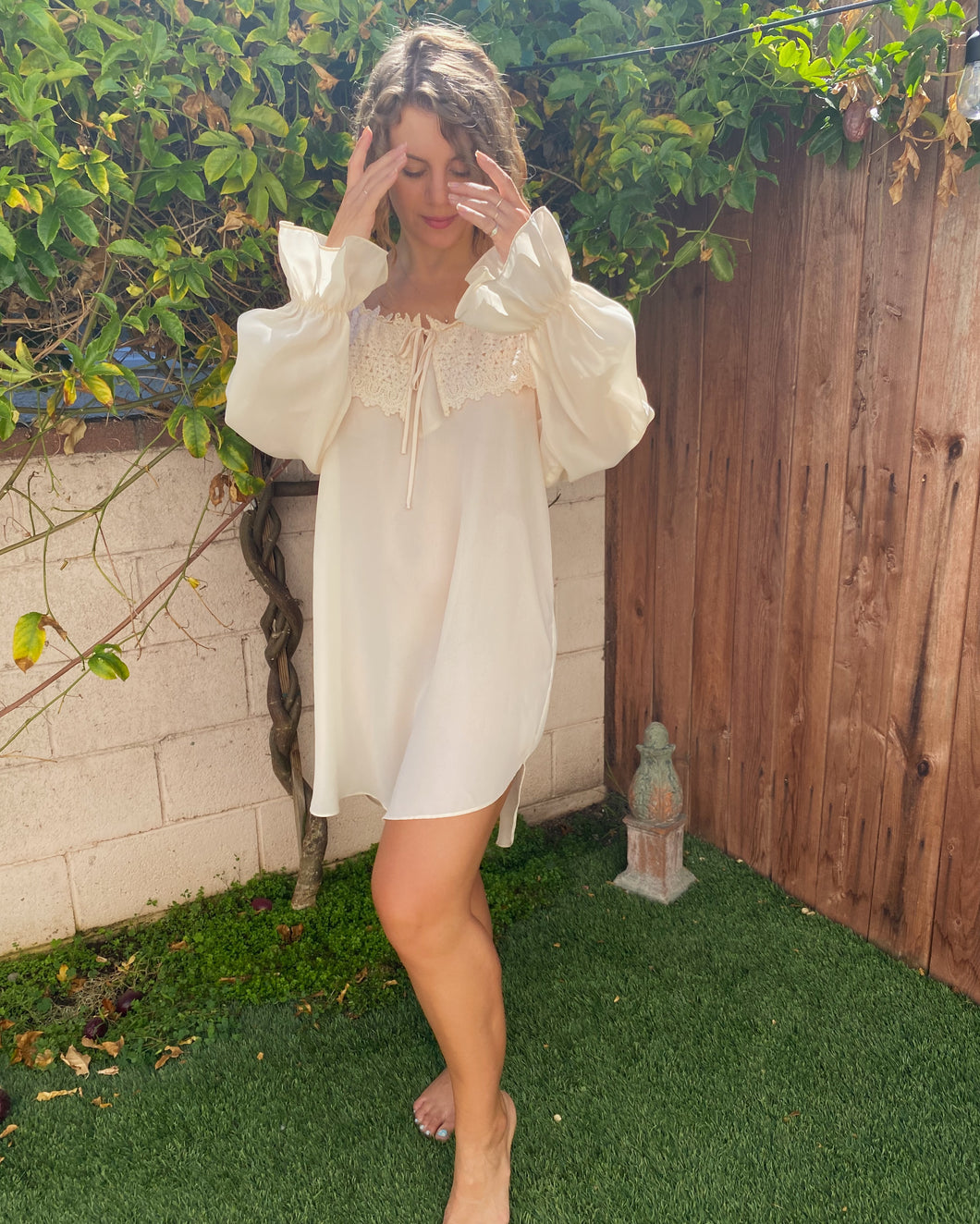 Cream Oversized Nightie