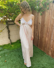 Load image into Gallery viewer, French Pink Stripe Nightgown
